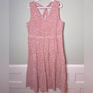 NWT Wonderly Cotton Ditsy Floral Tiered Ruffle Dress XXL